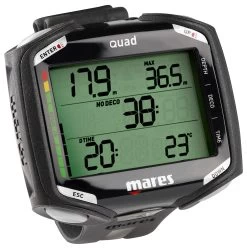 CRESSI Ordinateur QUAD MARES 6 CRESSI Ordinateur QUAD MARES -Magasin De Plongée 414134 quad bk