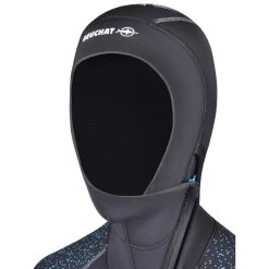 Combinaison FOCEA COMFORT 6 BEUCHAT 7mm A Cagoule Dame -Magasin De Plongée comfort 6 cagoule f detail