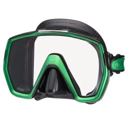 Masque FREEDOM HD TUSA -Magasin De Plongée freedomhdqbeg noir vert 1