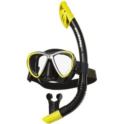 Pack Masque SYNERGY TWIN SCUBAPRO -Magasin De Plongée kit masque synergy twin tuba spectra dry noir jaune 2