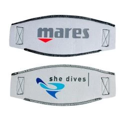 Protège Sangle De Masque MARES -Magasin De Plongée mask strap mares she dives 1