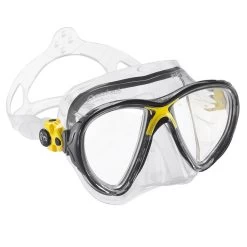 Masque BIG EYES EVOLUTION CRESSI -Magasin De Plongée masque big eyes evo jaune 1