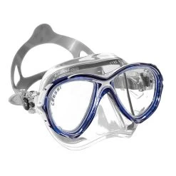 Masque EYES EVOLUTION CRYSTAL CRESSI -Magasin De Plongée masque eyes evo crystal bleu 1