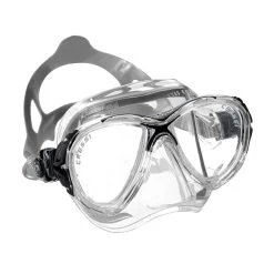 Masque EYES EVOLUTION CRYSTAL CRESSI -Magasin De Plongée masque eyes evo crystal clear noir 1
