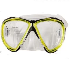 Masque PAPEETE AQUATYS Avec Correction -Magasin De Plongée masque papeete jaune 1