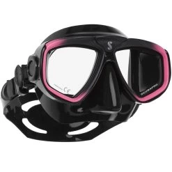 Masque ZOOM EVO SCUBAPRO -Magasin De Plongée masque zoom evo noir rose 1 2