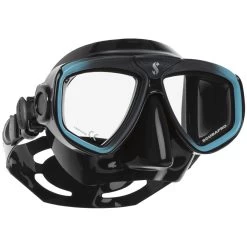 Masque ZOOM EVO SCUBAPRO -Magasin De Plongée masque zoom evo noir turquoise 2