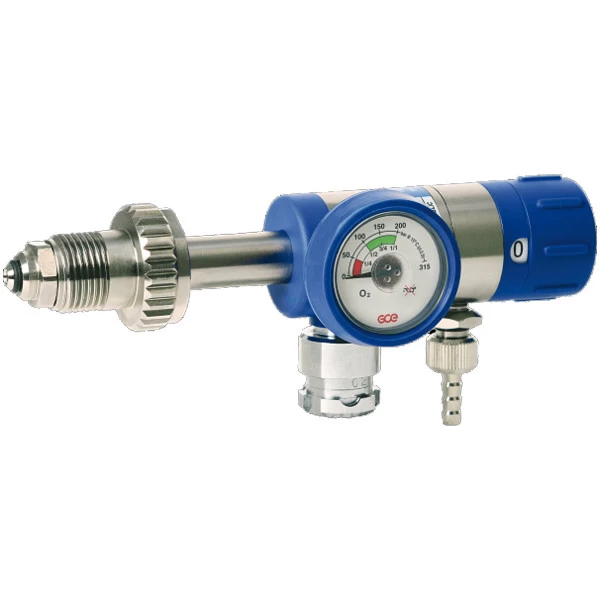 Détendeur Médical Oxygénothérapie, Raccord 5/8“ O² Din M26/200 1 Détendeur Médical Oxygénothérapie, Raccord 5/8“ O² Din M26/200