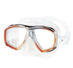 Masque MUNDIAL 2 BEUCHAT -Magasin De Plongée mundial 2 orange 1