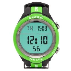 Ordinateur NEON CRESSI -Magasin De Plongée neon vert 1