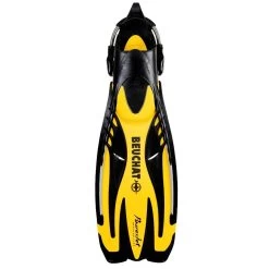 Palmes POWER JET BEUCHAT Réglables à Ressort -Magasin De Plongée powet jet jaune 3