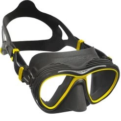 Masque QUANTUM CRESSI -Magasin De Plongée quantum noir jaune 2