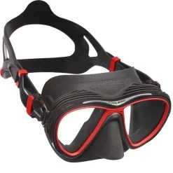 Masque QUANTUM CRESSI -Magasin De Plongée quantum noir rouge 2