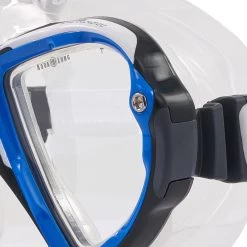 Masque REVEAL ULTRAFIT AQUALUNG + Verres POSITIFS -Magasin De Plongée reveal uf bleu blanc 3 2
