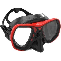 Masque SPYDER MARES -Magasin De Plongée spyder rouge noir 2