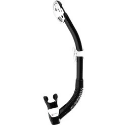 Tuba REBEL DRY MARES -Magasin De Plongée tuba rebel dry noir blanc 2