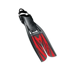 Palmes TWIN JET MAX + Ressort SCUBAPRO -Magasin De Plongée twin jet rougebleu 1