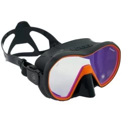 Masque VX1 APEKS AMBERT UV CUT -Magasin De Plongée vx1 amber uv cut gris orang 2