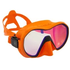 Masque VX1 APEKS AMBERT UV CUT -Magasin De Plongée vx1 amber uv cut orange 1