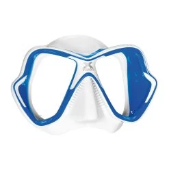 Masque X-VISION ULTRA LIQUID SKIN MARES -Magasin De Plongée x vision ultra ls blanc bleu 2