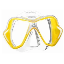 Masque X-VISION ULTRA LIQUID SKIN MARES -Magasin De Plongée x vision ultra ls transpa rent jaune 2