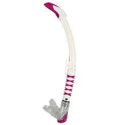 Tuba ZEPHYR FLEX AQUALUNG -Magasin De Plongée zephyr flex blanc franboise 1